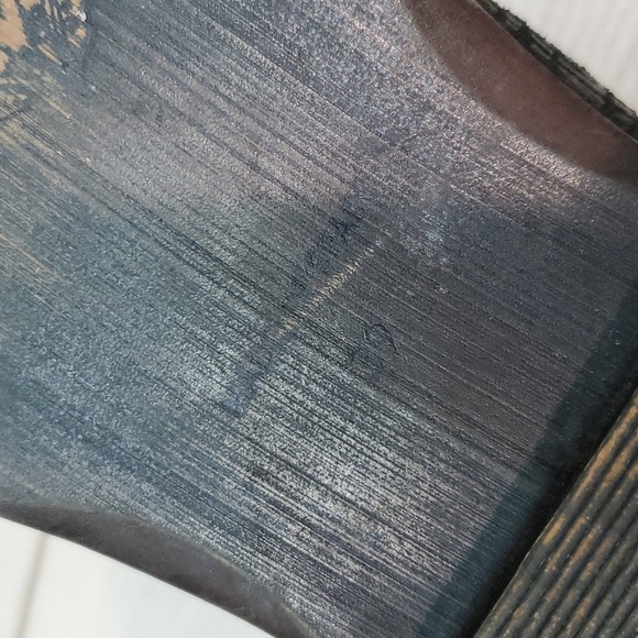 Free People Women Mont Blank Asym Ankle Leather Cut Side Flats shoes sz 39/8.5-9 - Picture 13 of 14